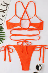 Glam Cut-Out Bikini â€?Floral Dream