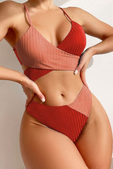 Sculpted Strappy Swimsuit â€?Floral Dream