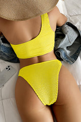 Minimalist Cut-Out Bikini â€?Crisscross Style