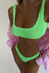 Chic Triangle Bikini â€?Tropical Bloom