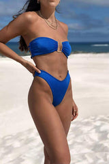 Glam Cut-Out Bikini â€?Halter Luxe