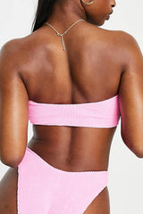 Elegant High-Waist Bikini â€?Vintage Chic