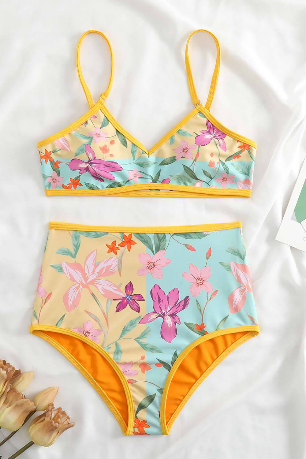 Sculpted Strappy Swimsuit â€?Ocean Escape