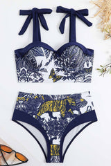 Glam Cut-Out Bikini â€?Halter Luxe