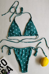 Minimalist High-Waist Bikini â€?Halter Luxe