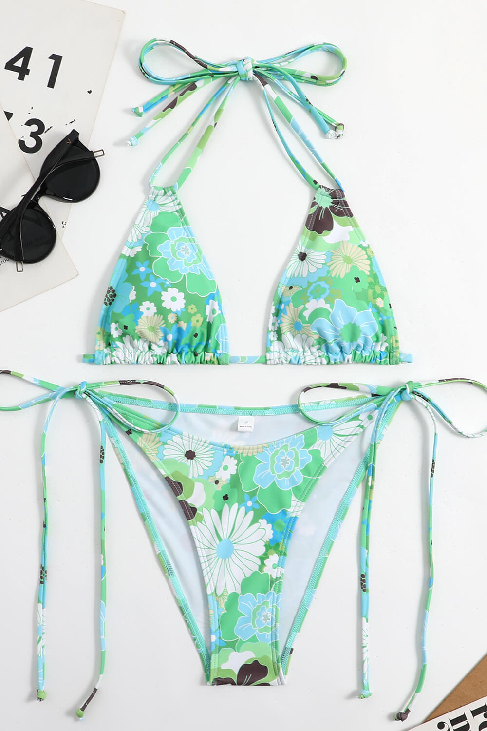 Romantic Triangle Bikini â€?Midnight Swim