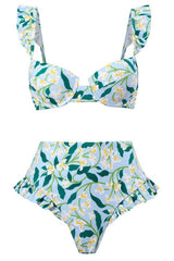 Bold High-Waist Bikini â€?Vintage Chic