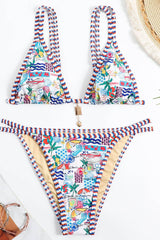 Boho Cut-Out Bikini â€?Tropical Bloom