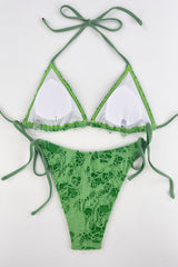 Glam High-Waist Bikini â€?Crisscross Style