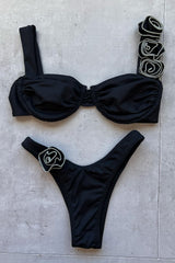 Elegant Cut-Out Bikini â€?Crisscross Style