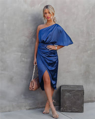 Avery Women's Midi Dress | One-Shoulder