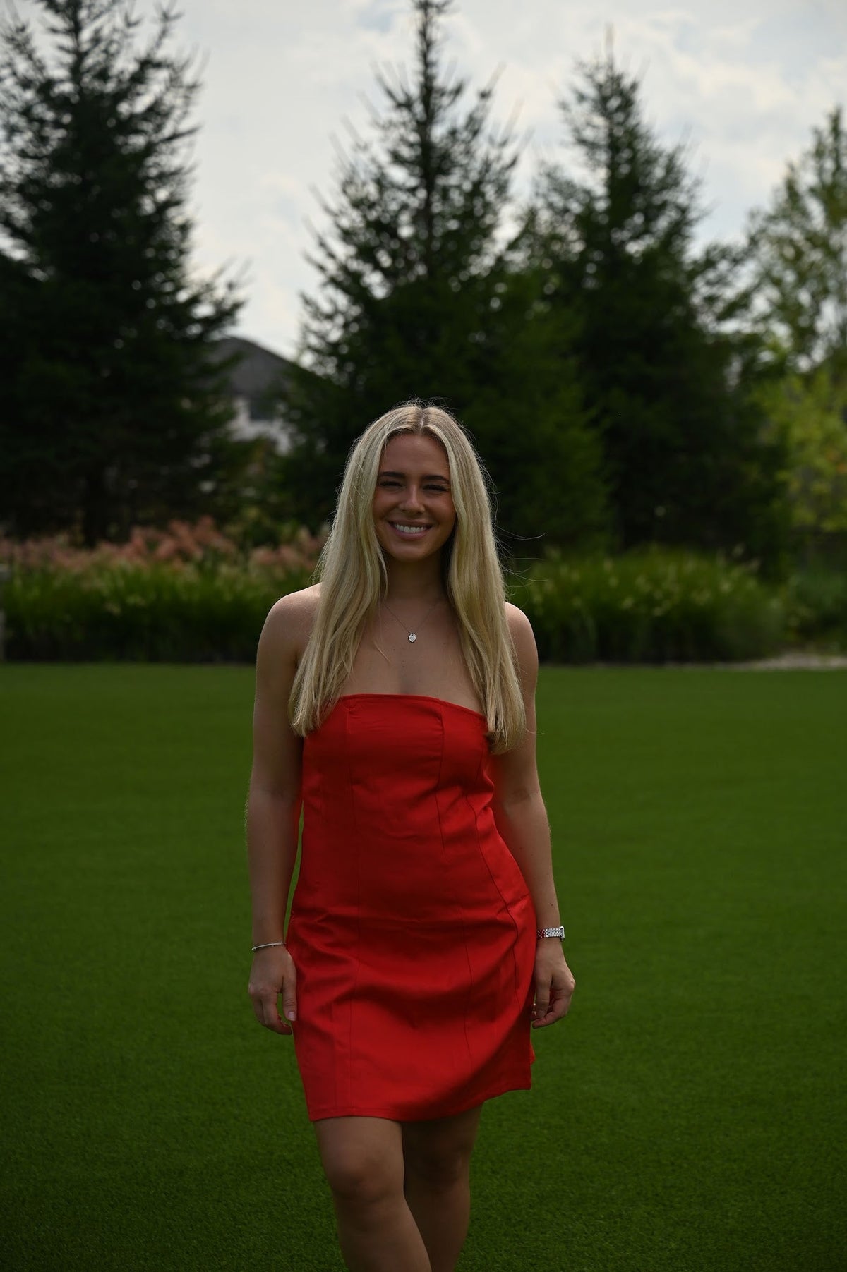 Charming Dress- Red