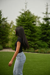 Polka Dot Tee - Black