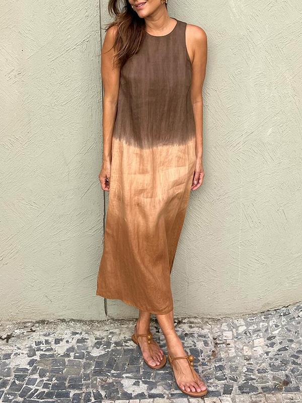 Leiaâ„?- Casual Gradient Dress