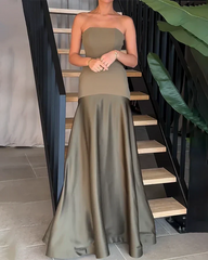 Winonaâ„?- Elegant Strapless Maxi Dress