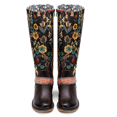 Retro Cowgirl Wellington Boots