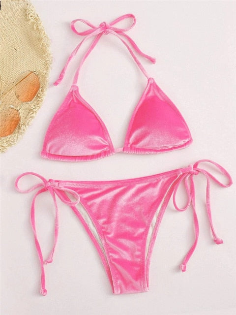 Boho Two-Piece Set â€?Halter Luxe