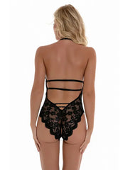 Red Passion Lace Teddy Lingerie