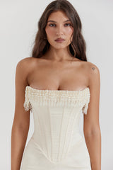 Celestia Pearl Corset Dress
