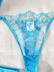 Starry Nights 3 Piece Garter Set - Lingerie