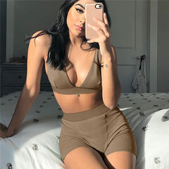 On My Best Behavior Shorts Sets