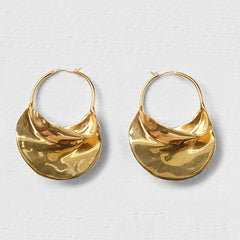 Who Cares Large Hoop Earrings
