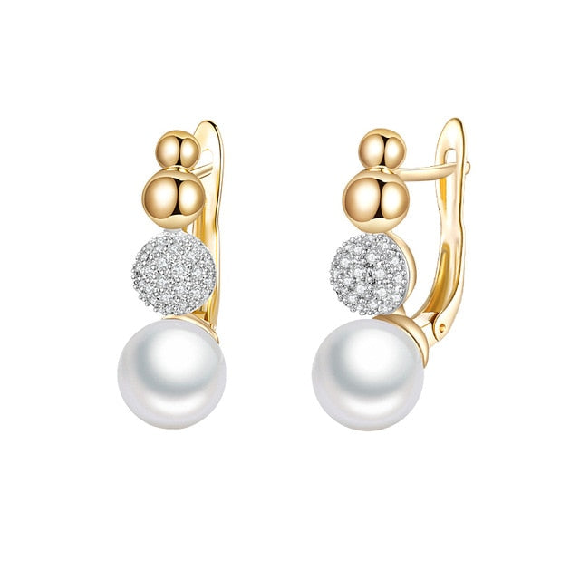 Caught in the Middle Latch Back Earrings