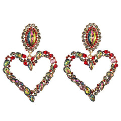 Rise And Shine Heart Drop Dangle Earrings