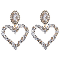 Rise And Shine Heart Drop Dangle Earrings