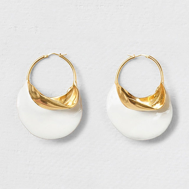 Who Cares Large Hoop Earrings
