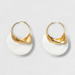 Who Cares Large Hoop Earrings