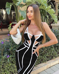 Be My Prisoner For The Night Midi Dress