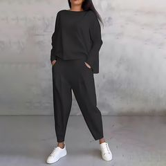 Kora Women's Casual Loose-Fit Top And Pants
